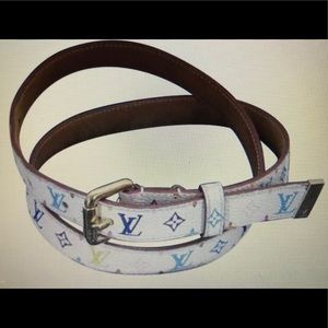 Louis Vuitton multi colored belt